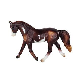 Breyer Stablemate Body Horse Trotting Warmblood Chestnut Pinto #5885 AS IS